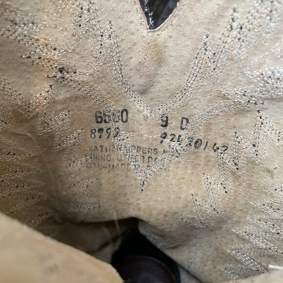 Abilene Men's Size 9D Cowboy Western Boots Brown Leather Vibram Sole - Picture 14 of 16